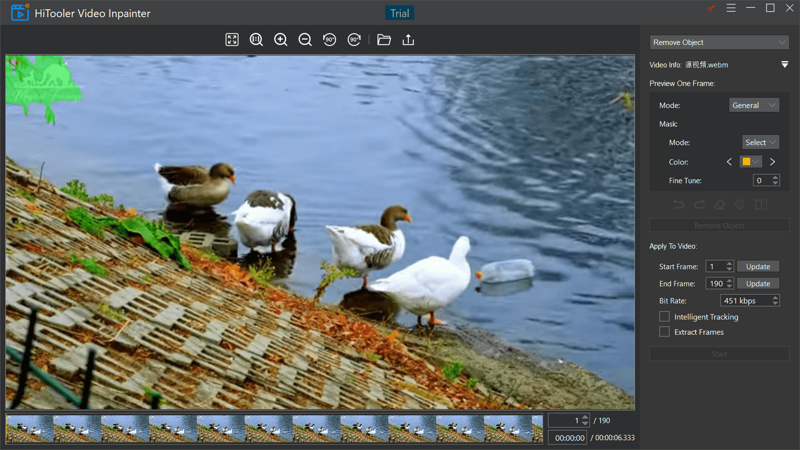 HiTooler Video Inpainter screenshot 1
