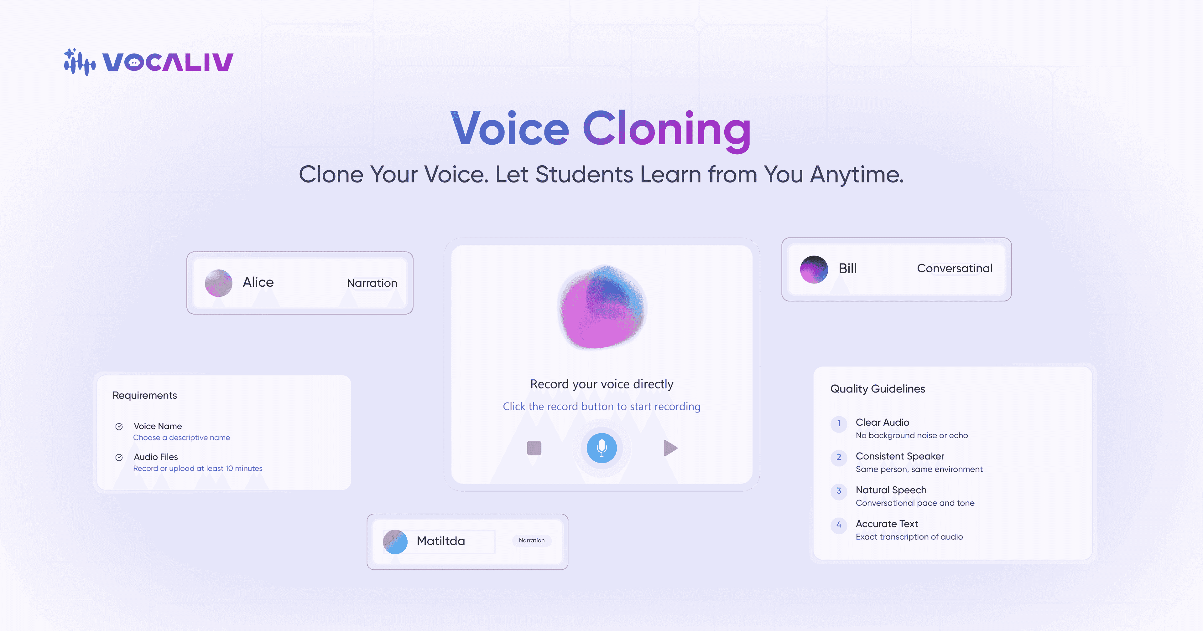 Vocaliv screenshot 1