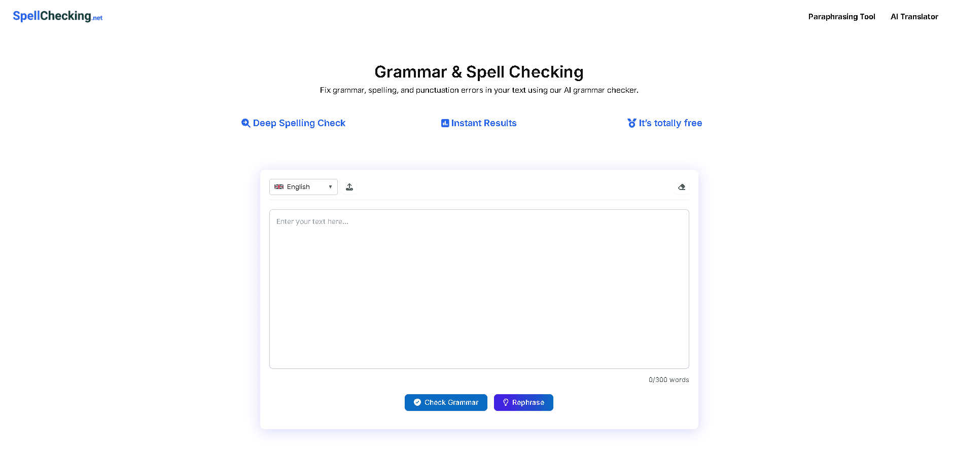 SpellChecking.net screenshot 1