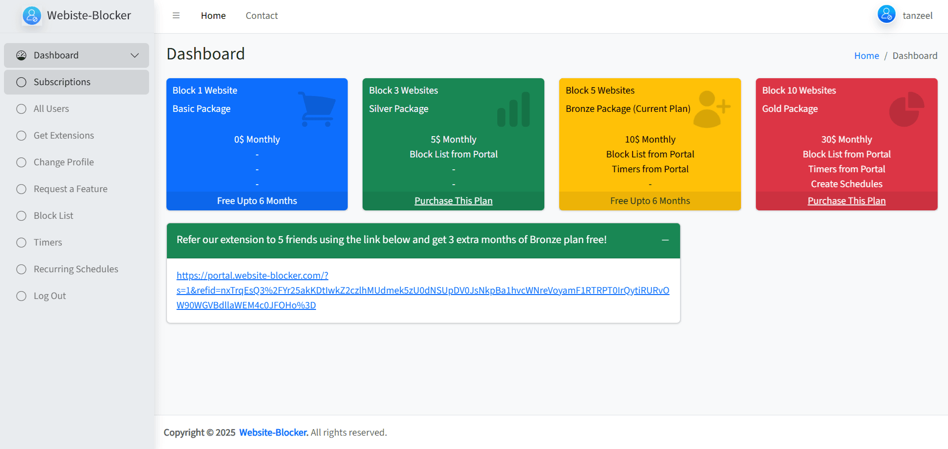 Website Blocker screenshot 1