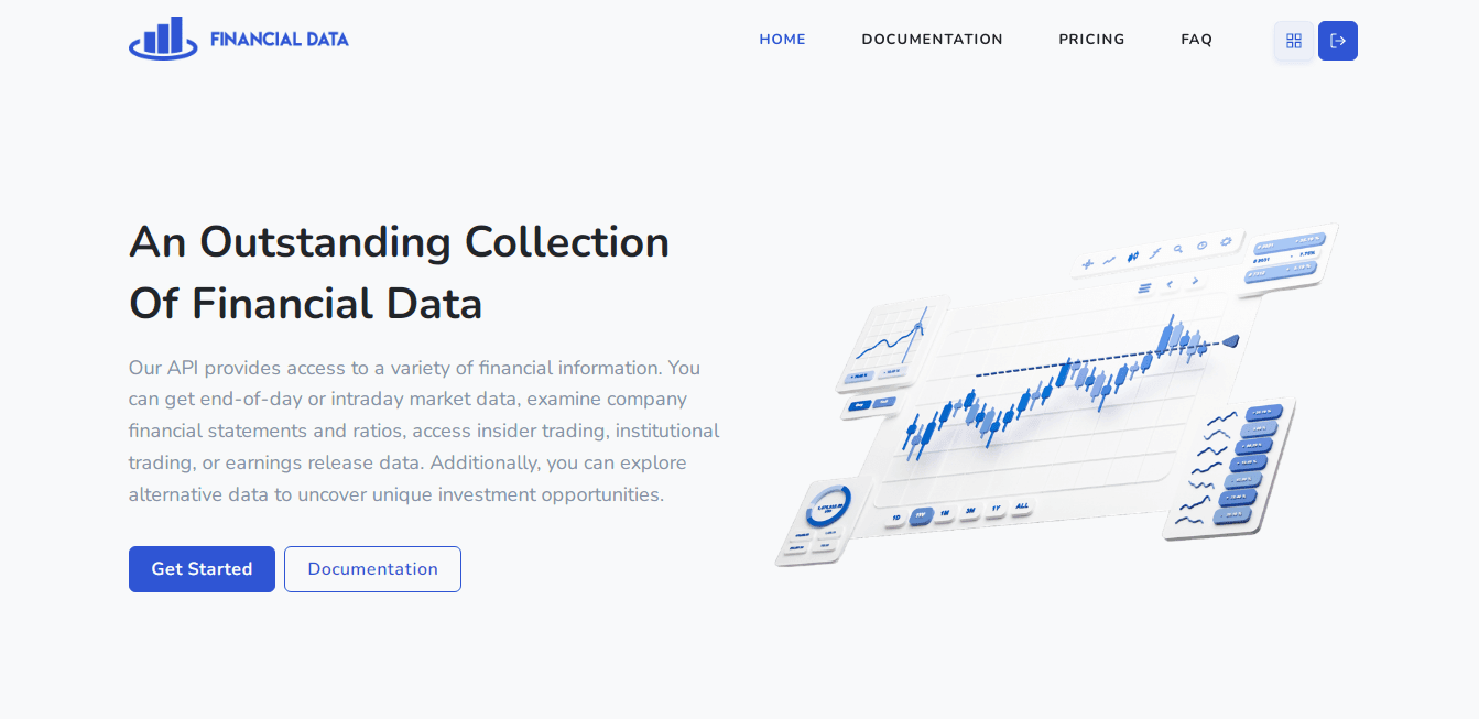 FinancialData API screenshot 1