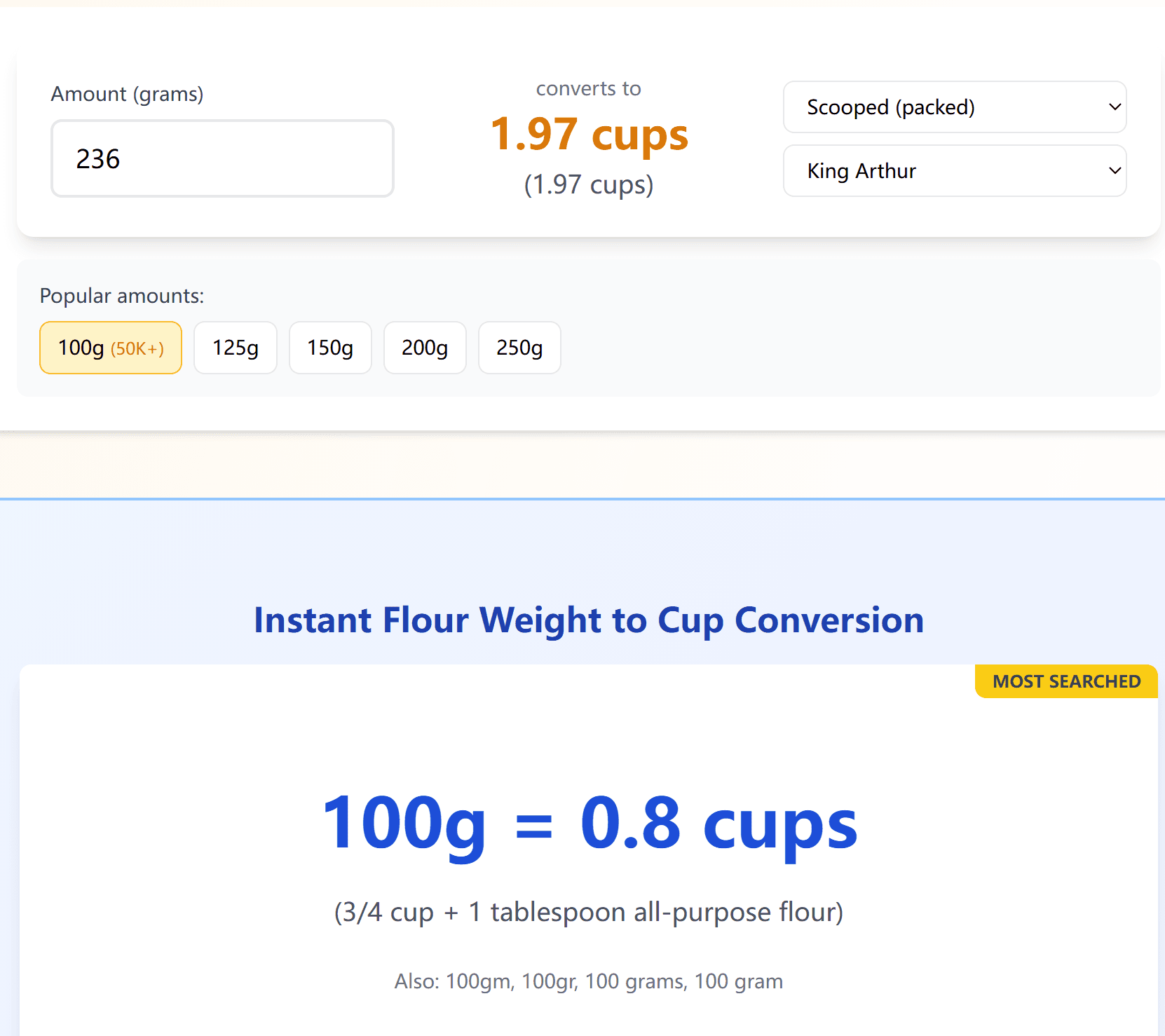 Baking Calculator Pro screenshot 3