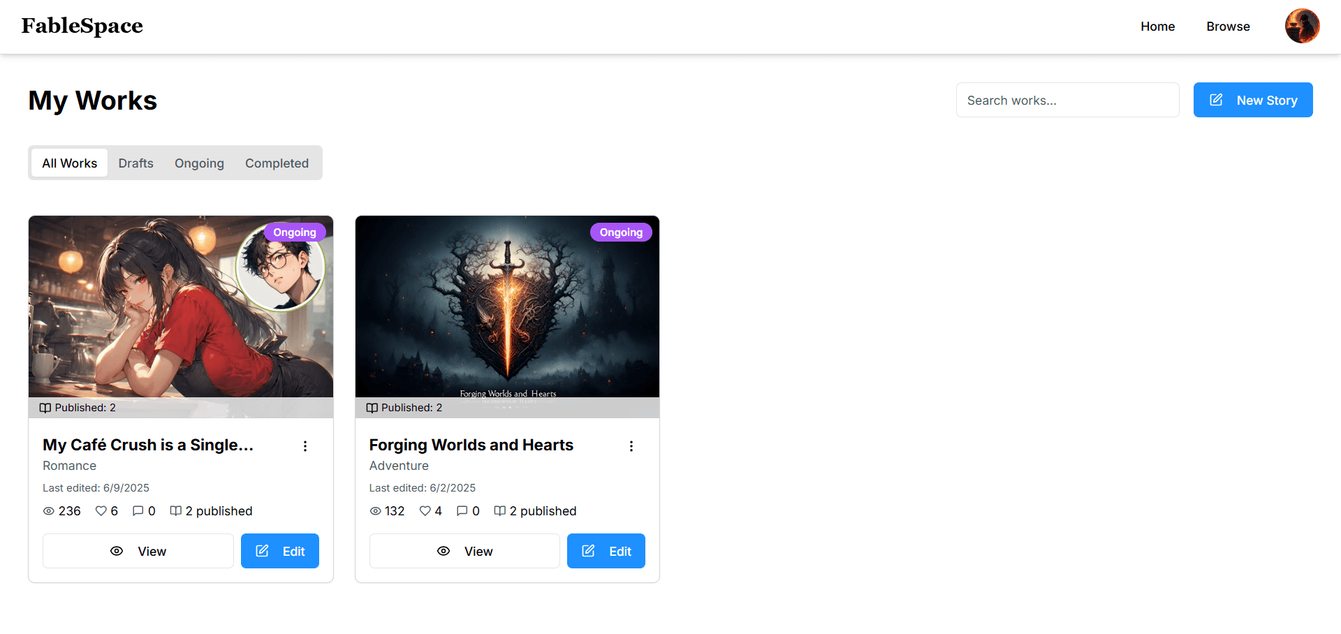 FableSpace screenshot 2