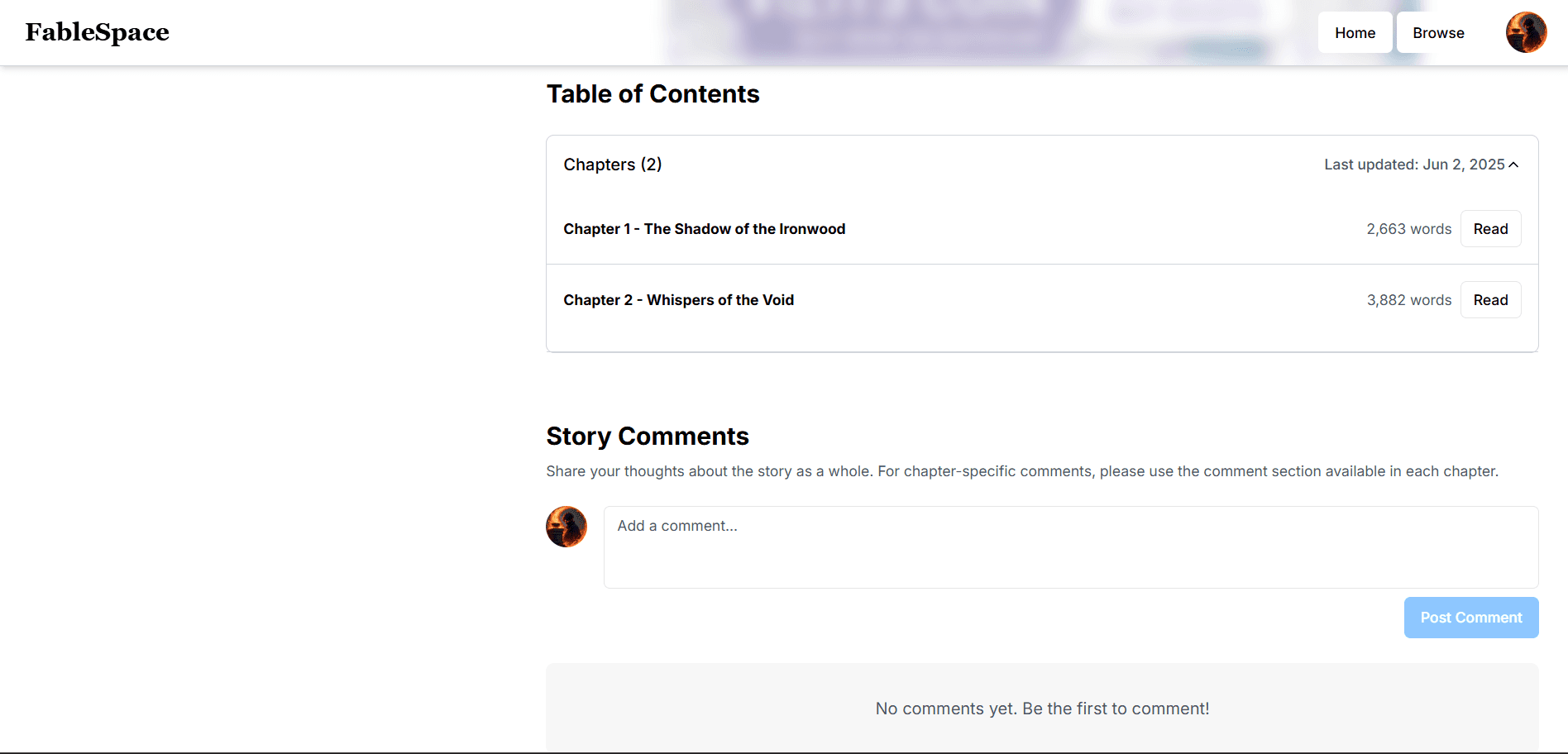 FableSpace screenshot 4