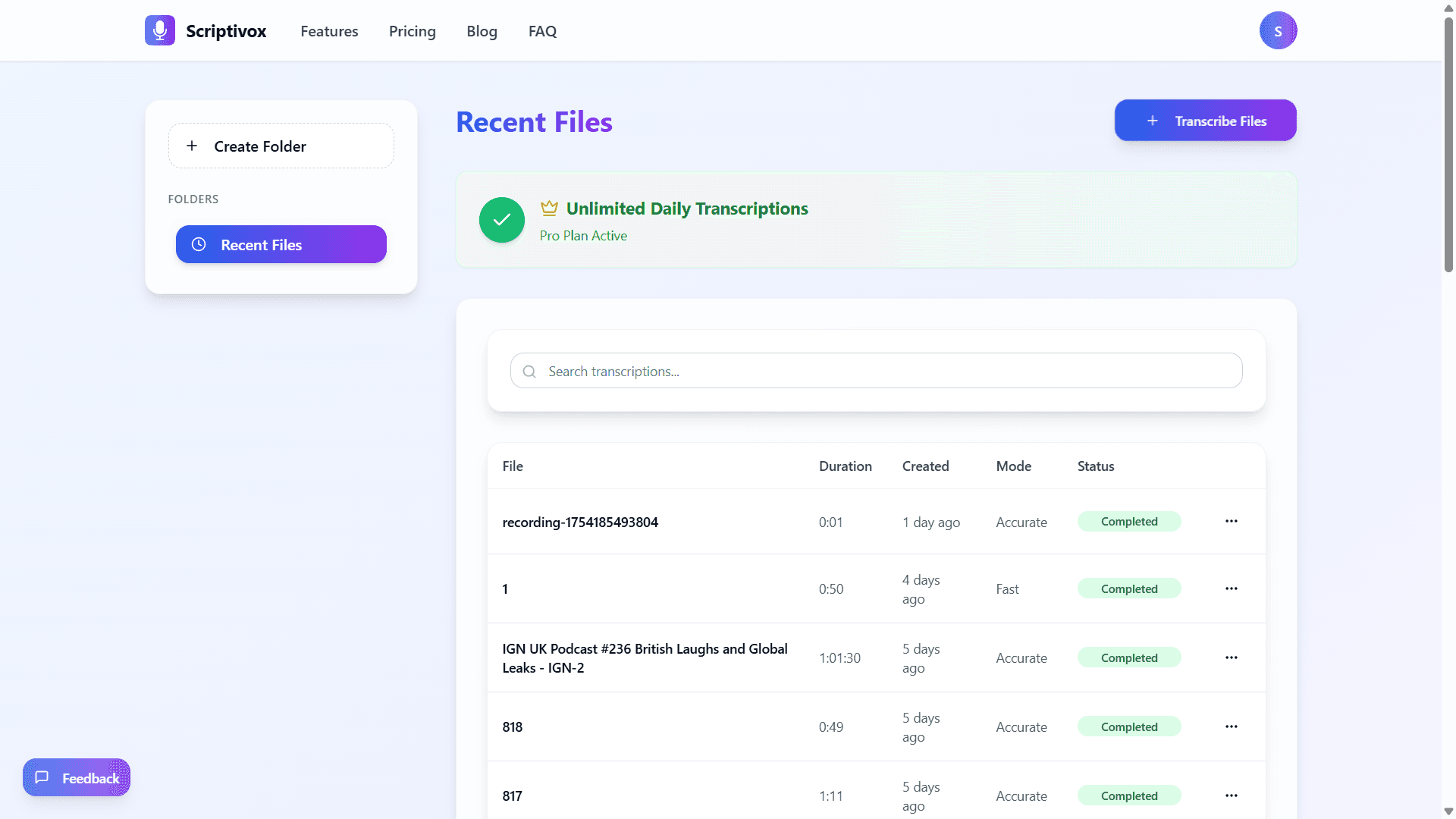 Scriptivox screenshot 2
