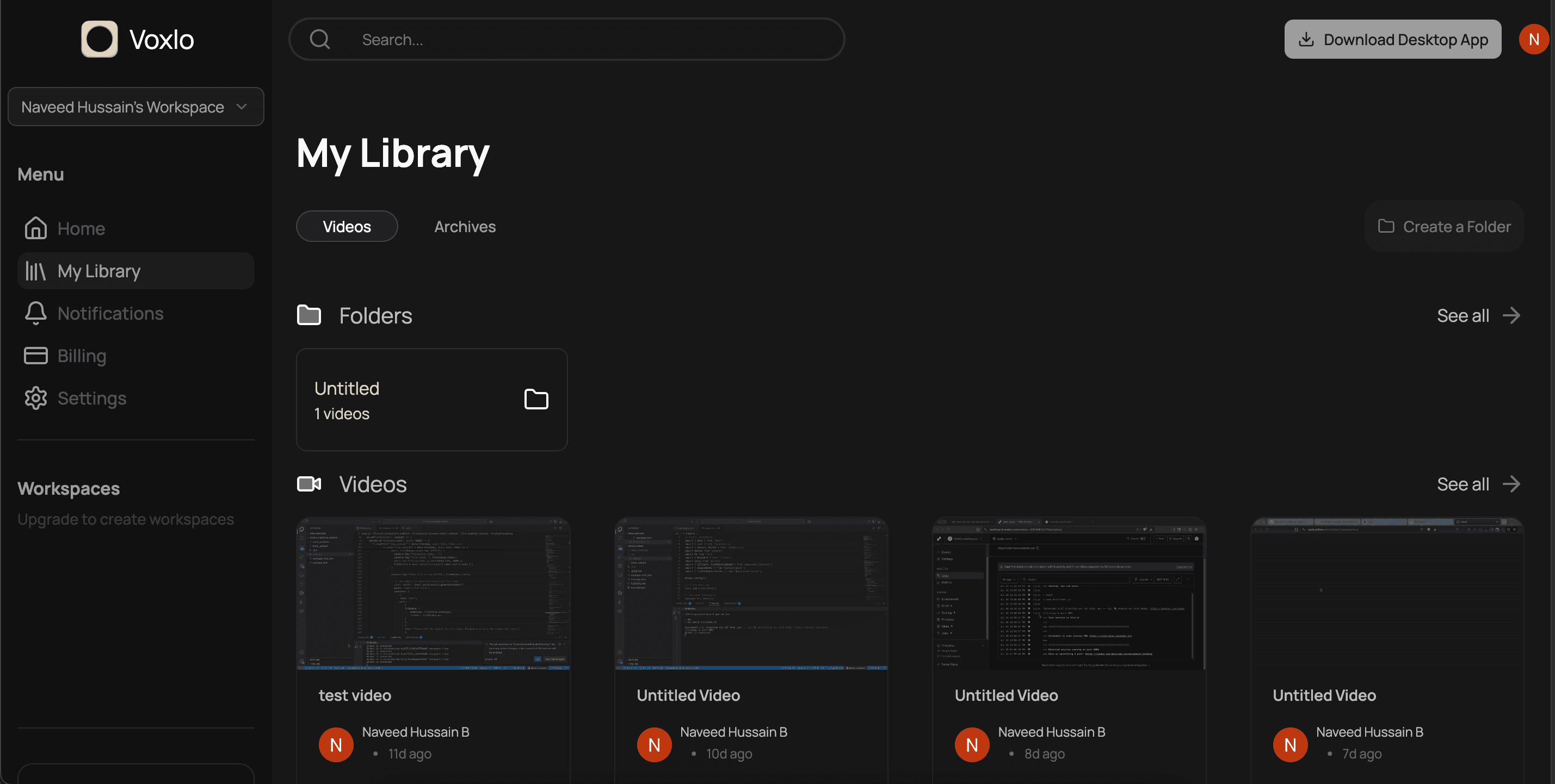 Voxlo screenshot 2