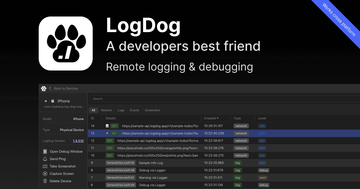 LogDog screenshot 1