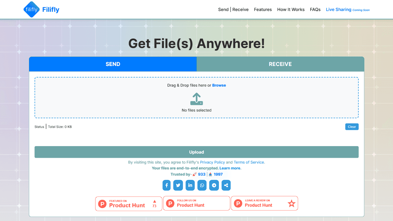 Filifly screenshot 1