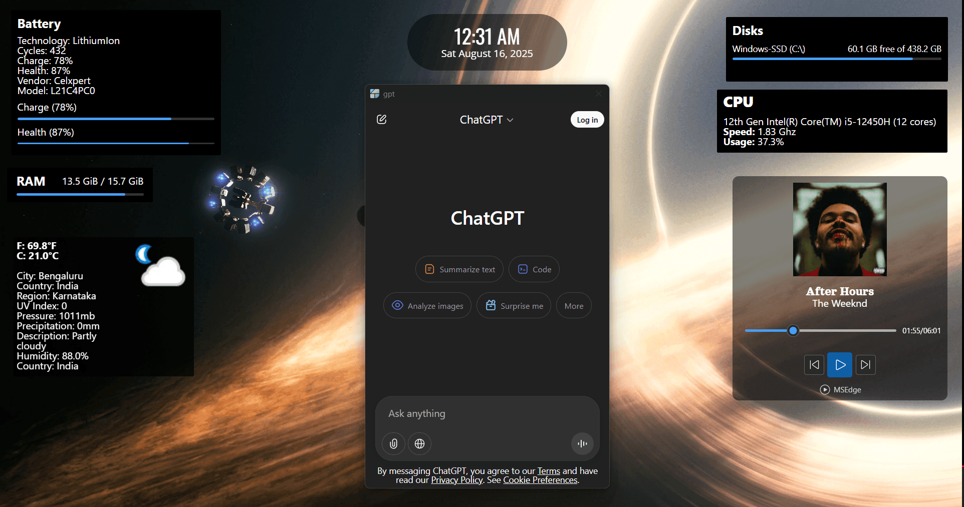 Delta Widgets screenshot 1