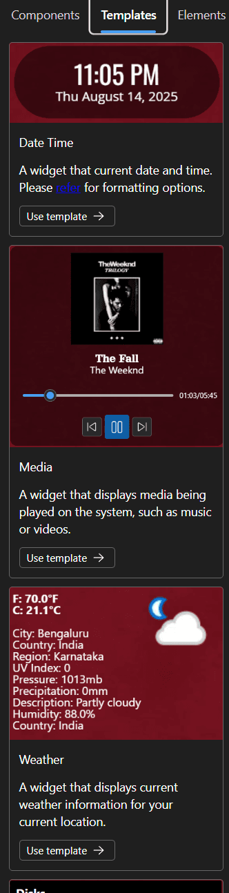 Delta Widgets screenshot 4