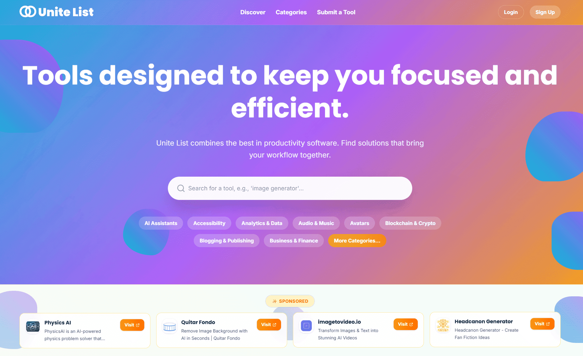Unite List screenshot 1