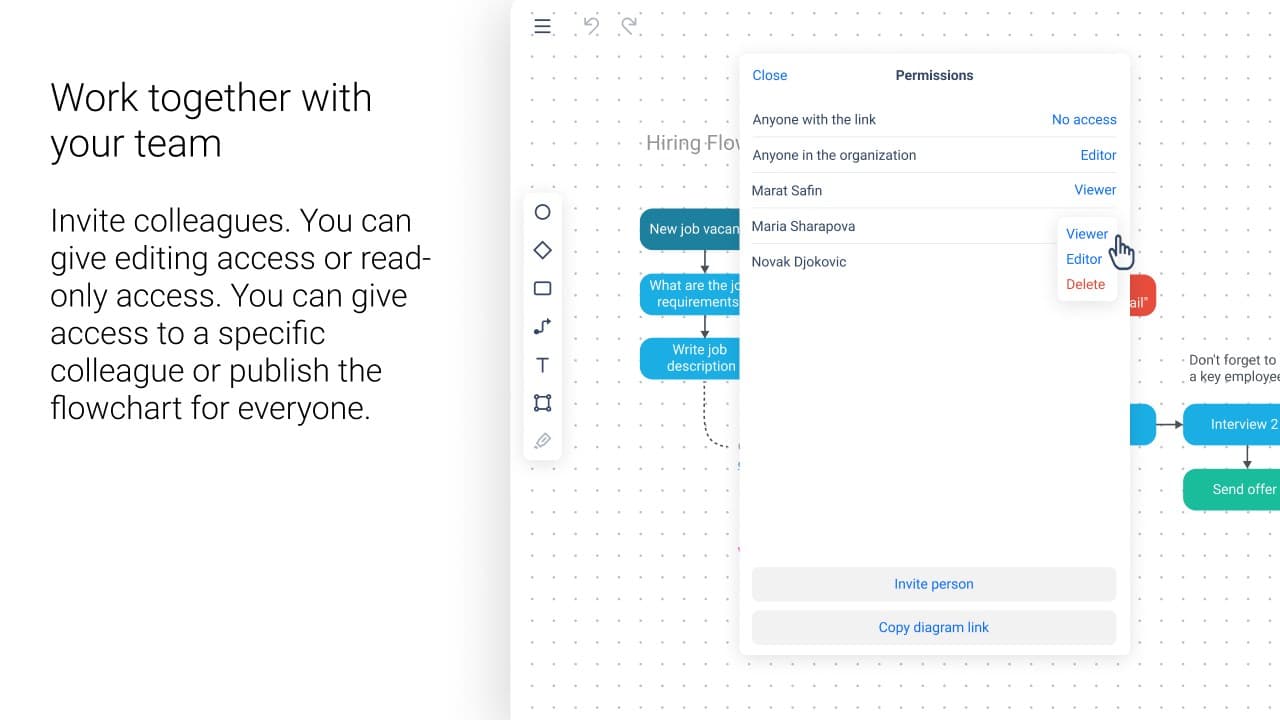 DGRM Flowchart Editor screenshot 4