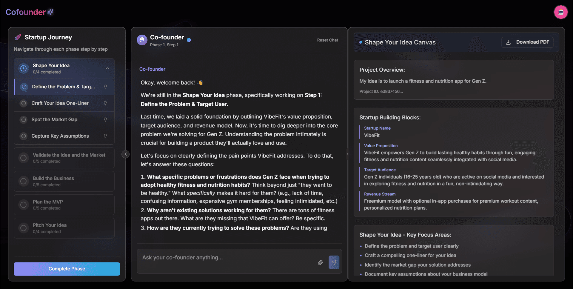 Cofounder AI screenshot 3