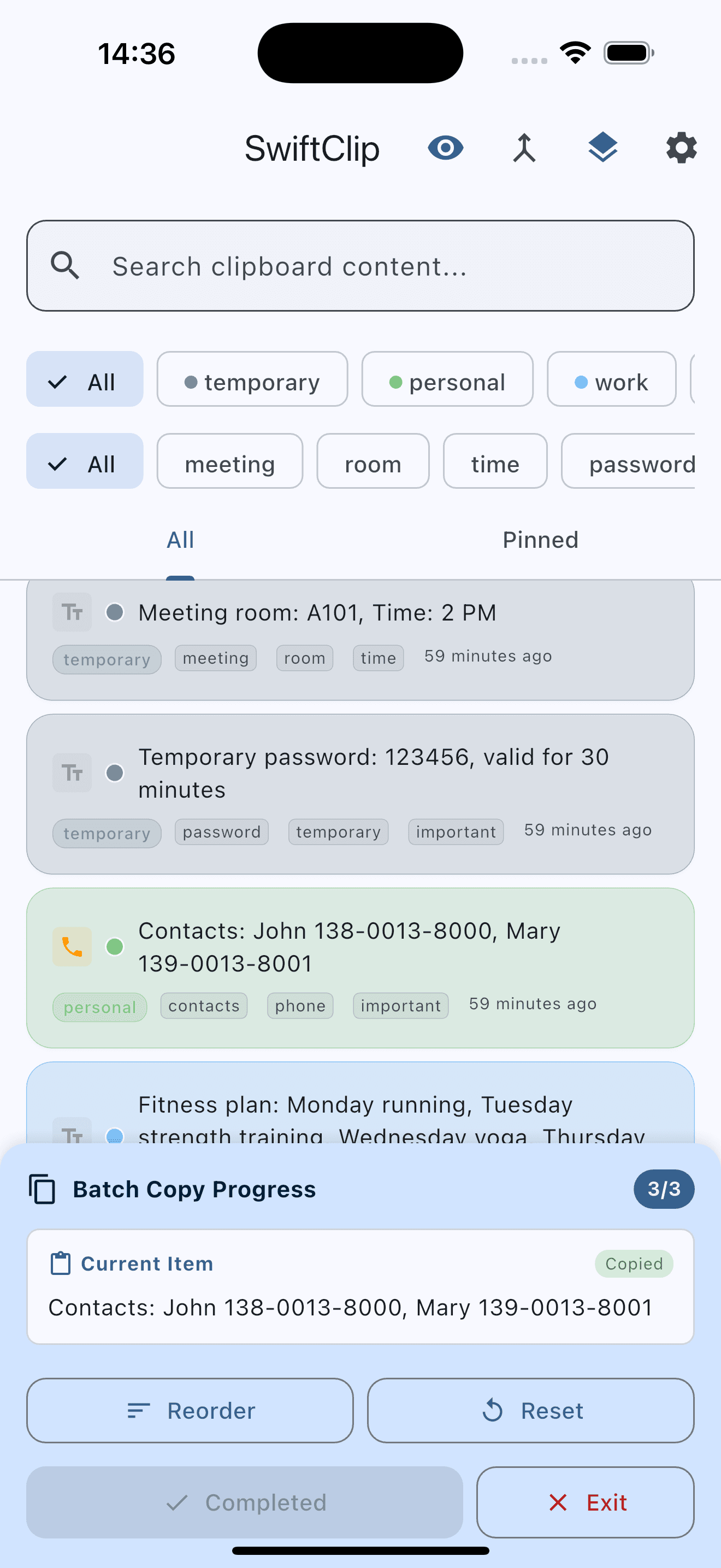 SwiftClip screenshot 1