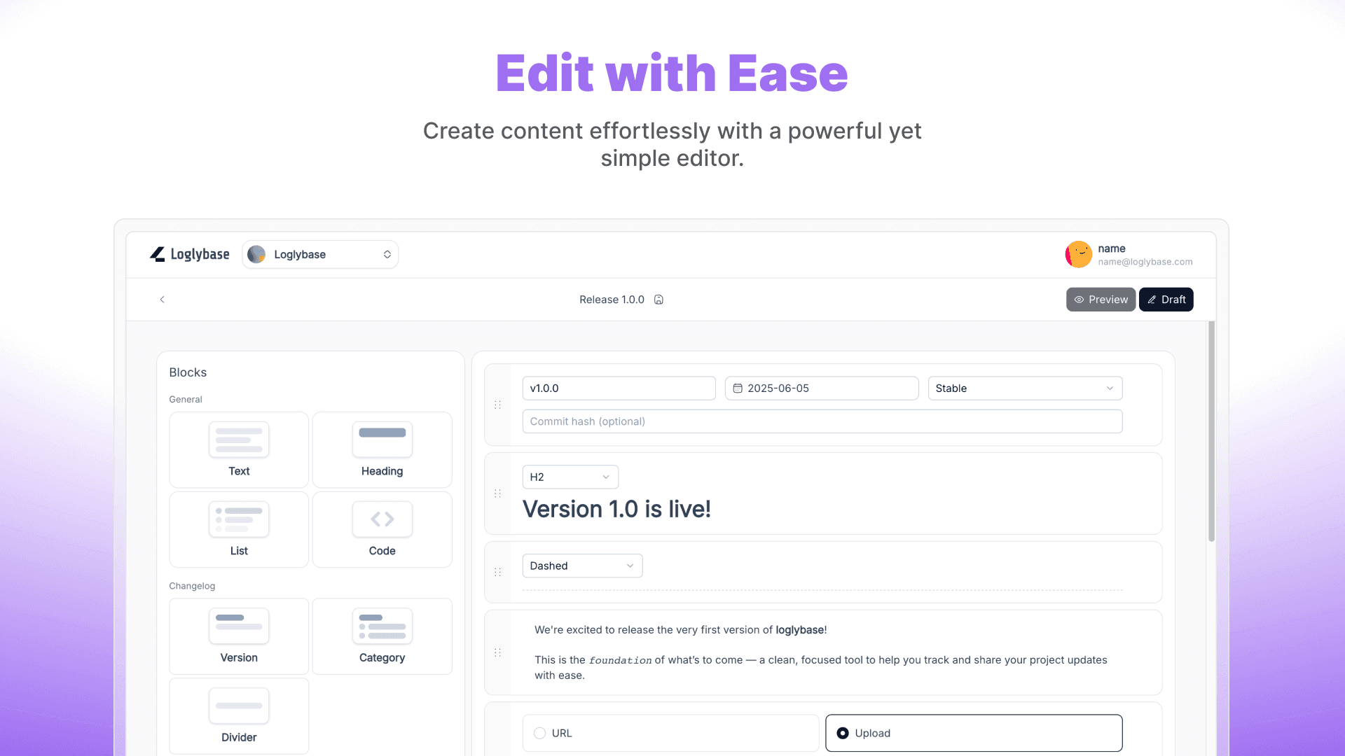 Loglybase screenshot 2