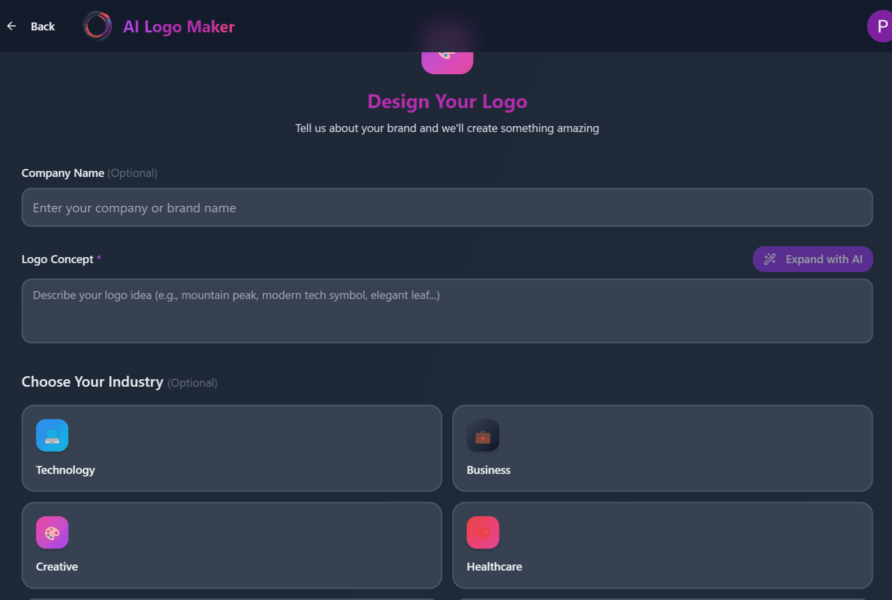 AI Logo Maker screenshot 1