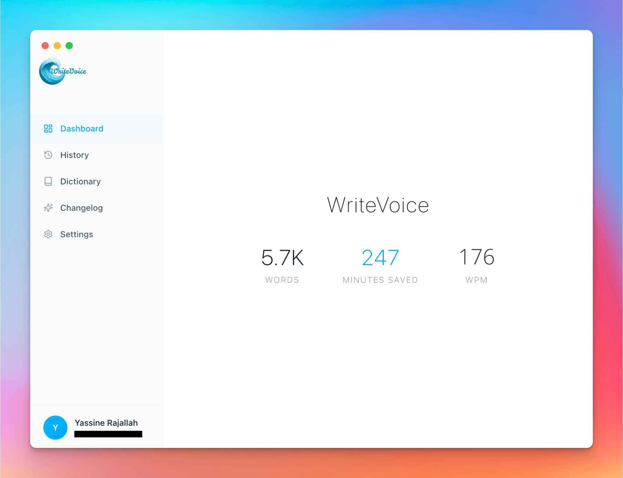 WriteVoice screenshot 1