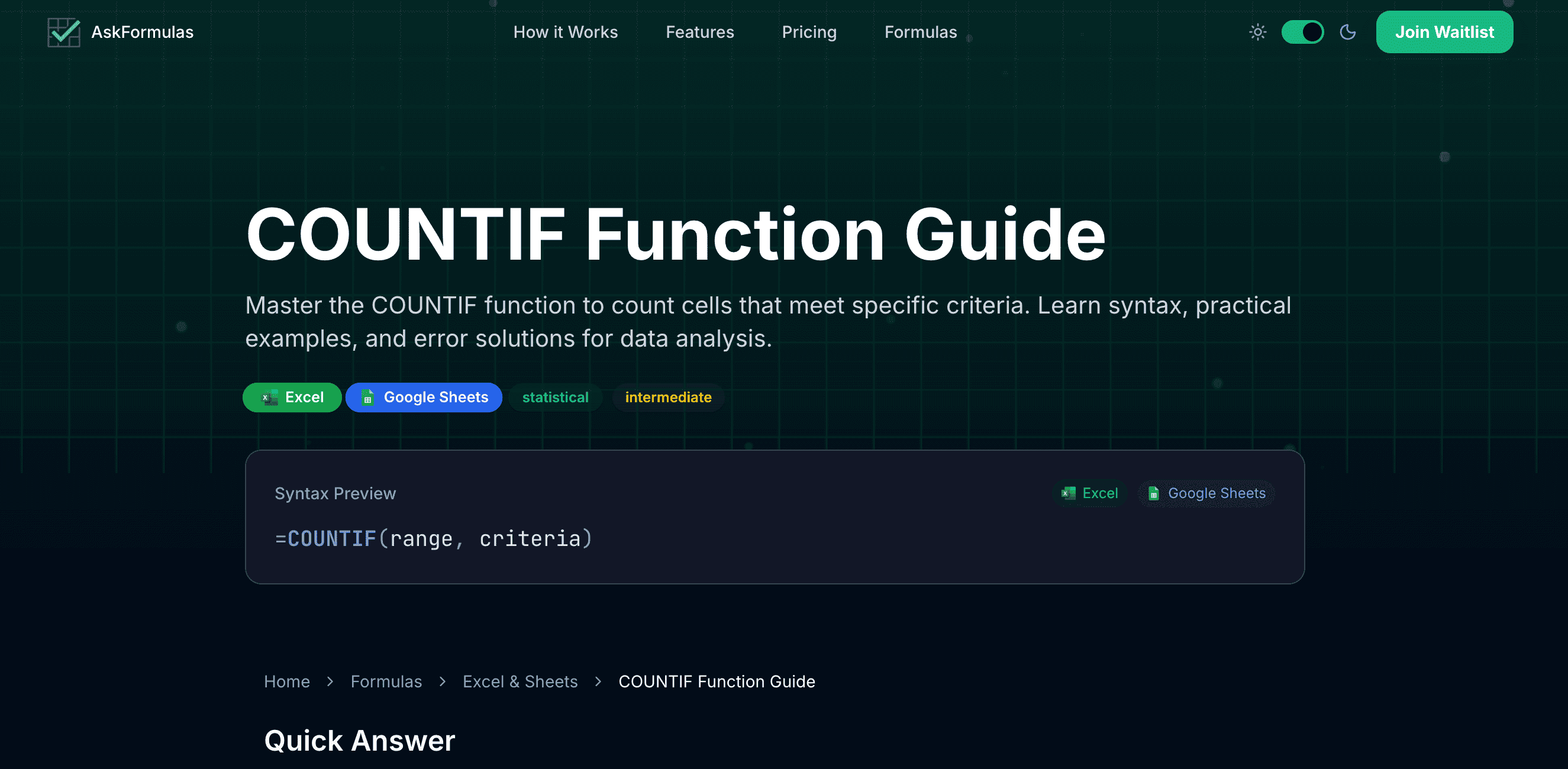 AskFormulas screenshot 3