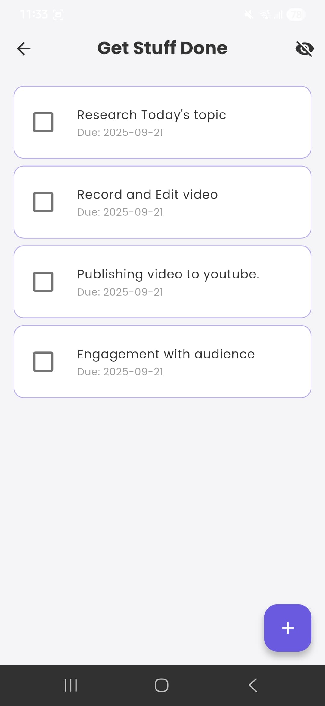 Focusy screenshot 2