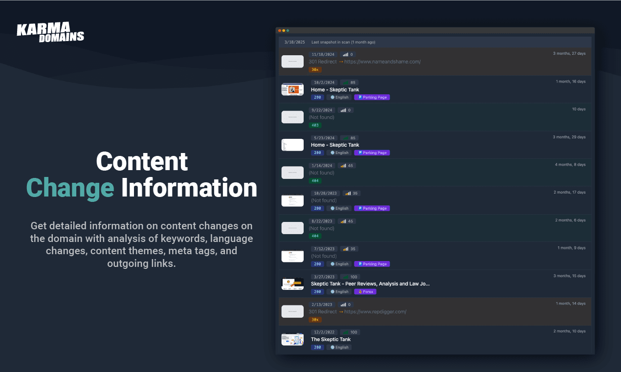 Karma.Domains screenshot 4