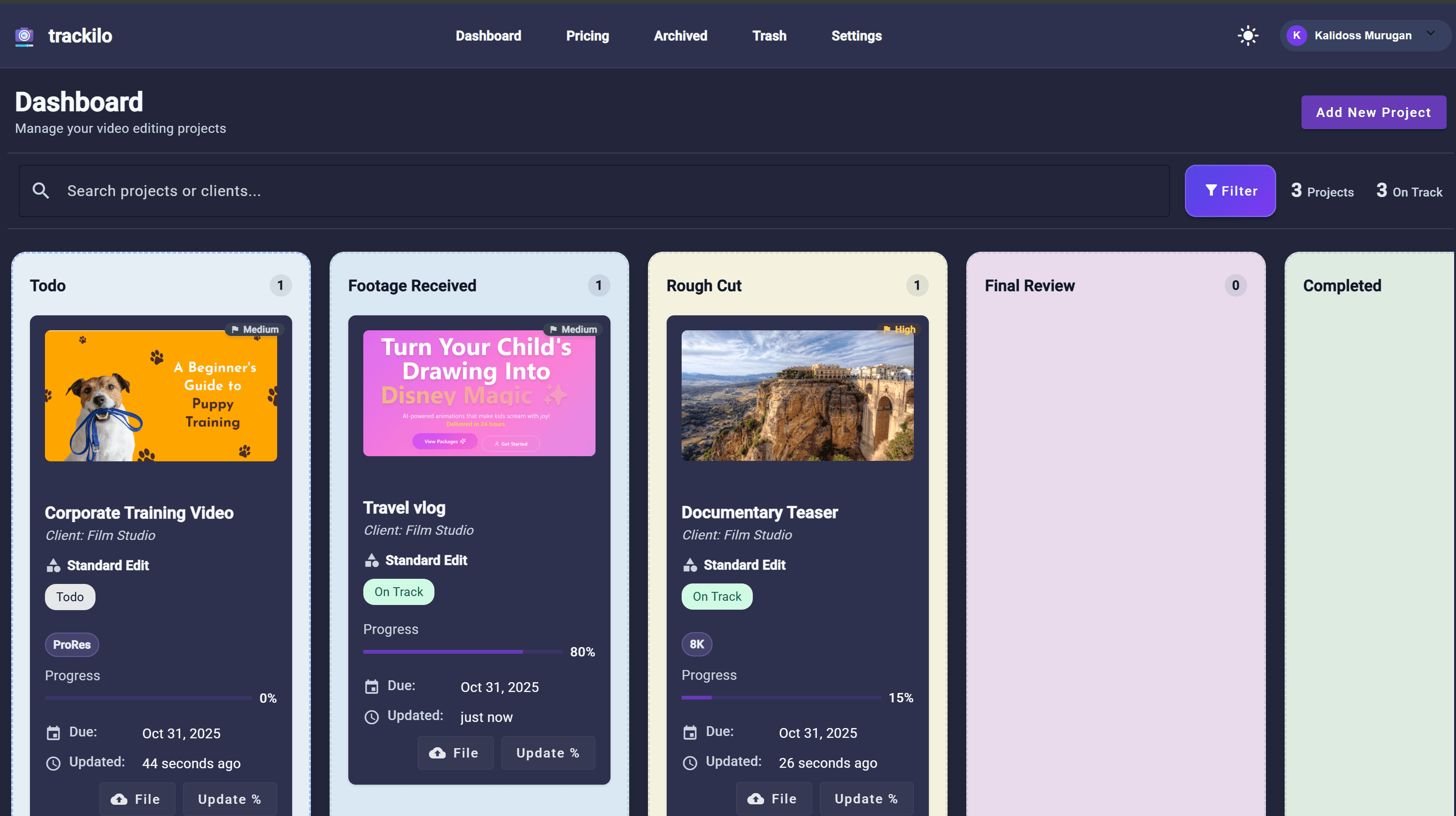 Trackilo screenshot 1