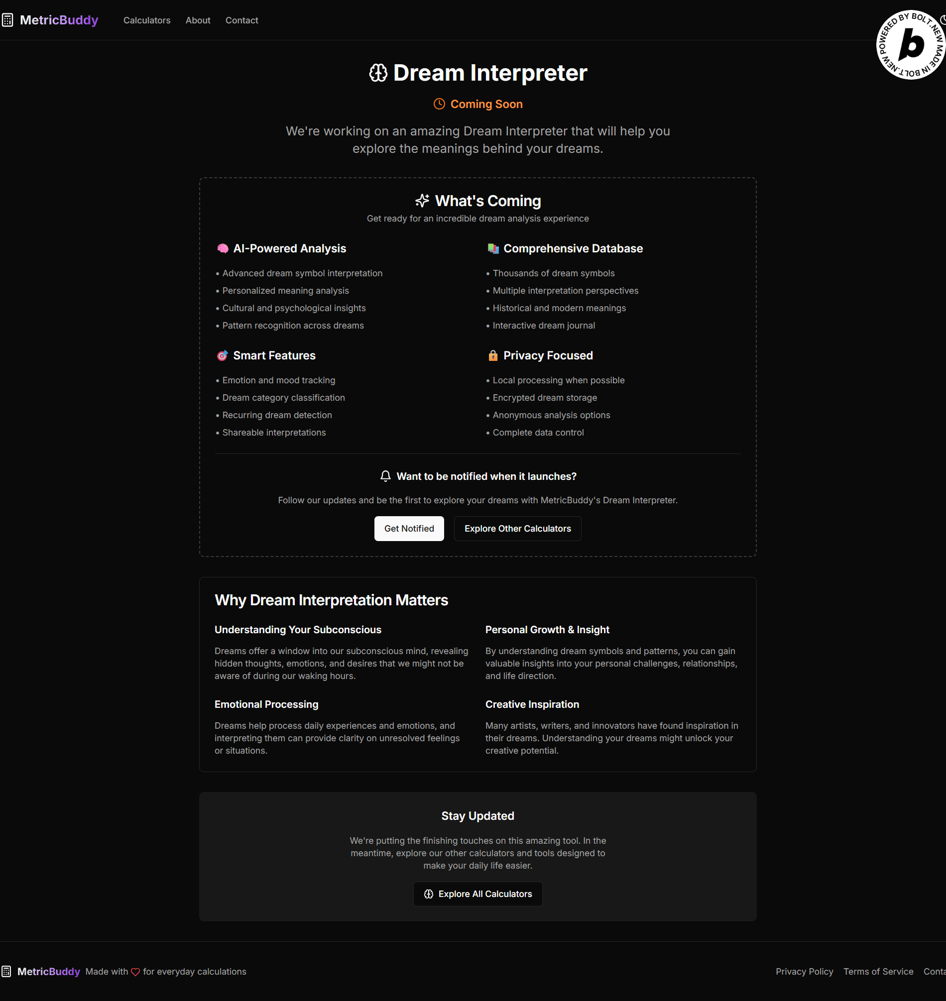 MetricBuddy screenshot 3