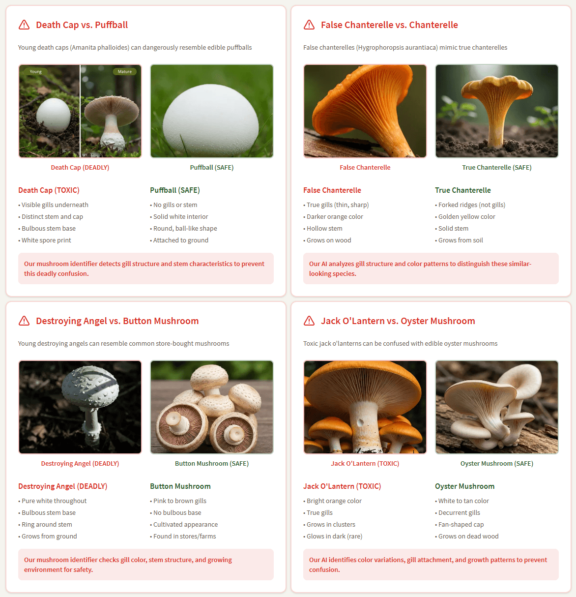 Mushroom Identifier screenshot 1