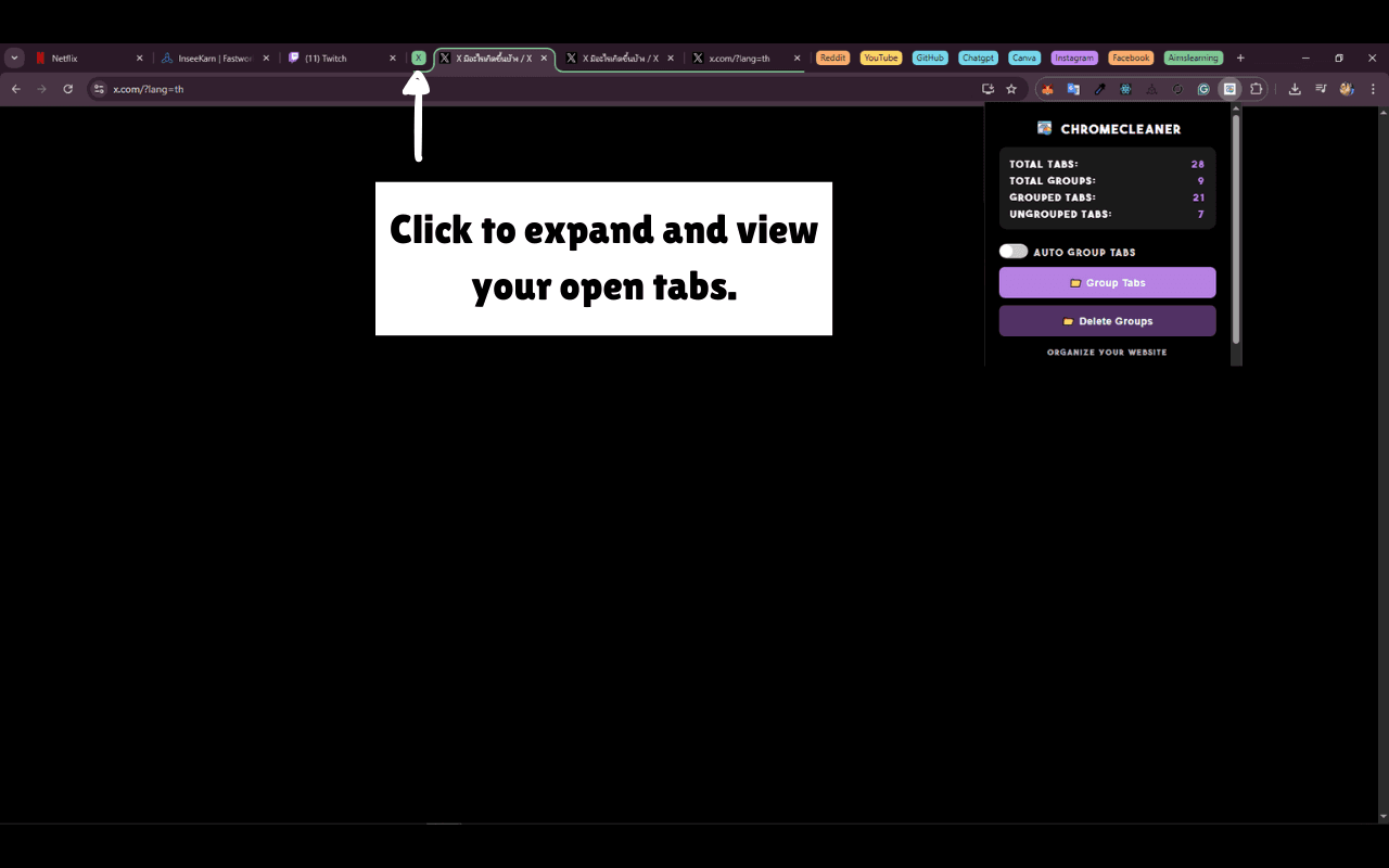 Auto-Group Tabs – Tab Organizer for Chrome screenshot 3