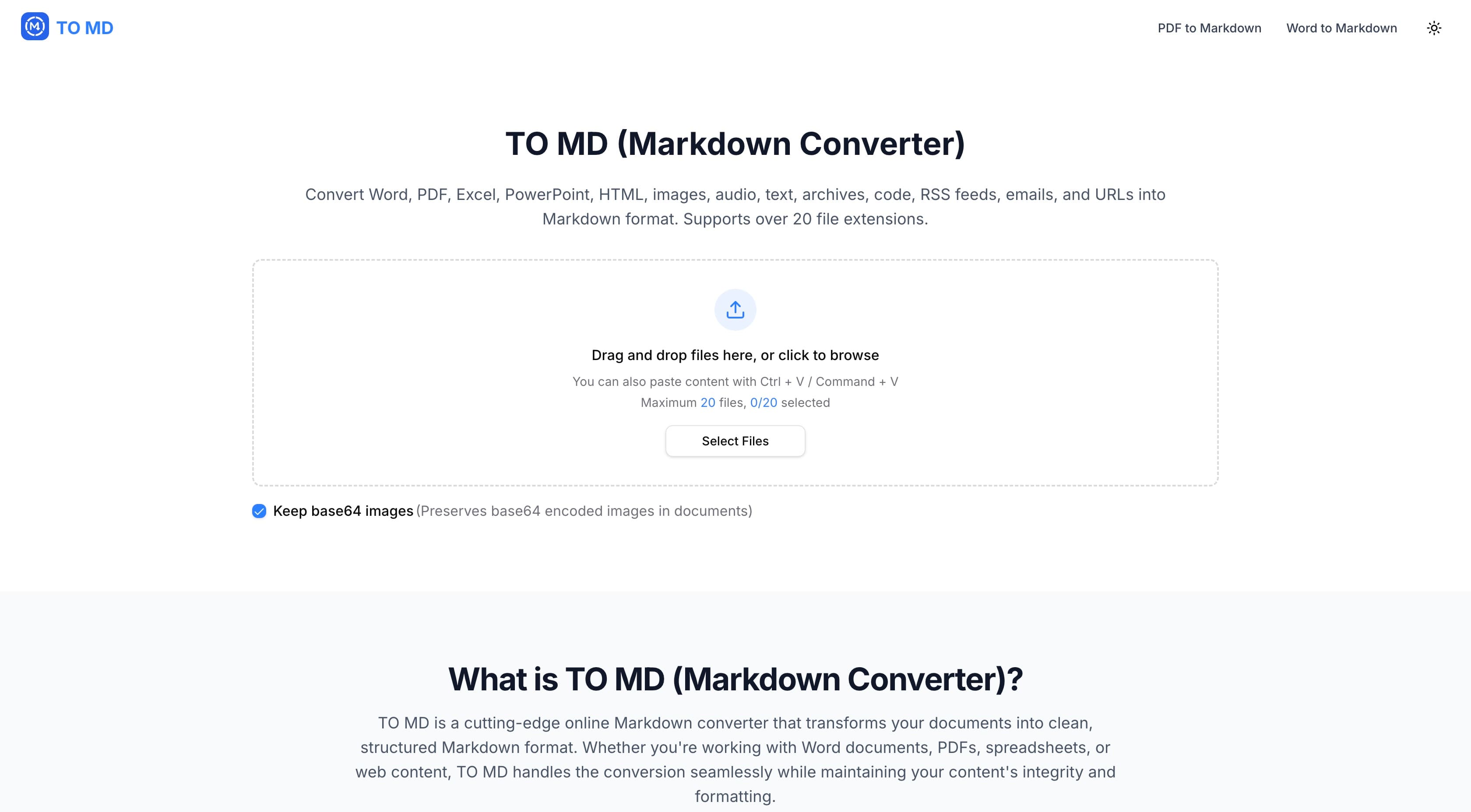 TO MD screenshot 2