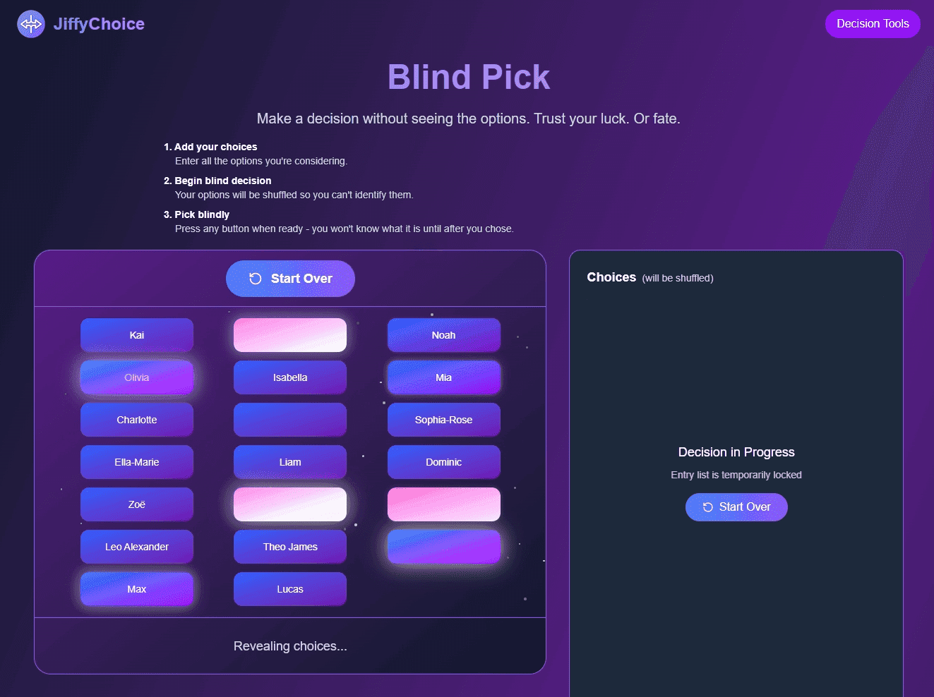 JiffyChoice screenshot 1