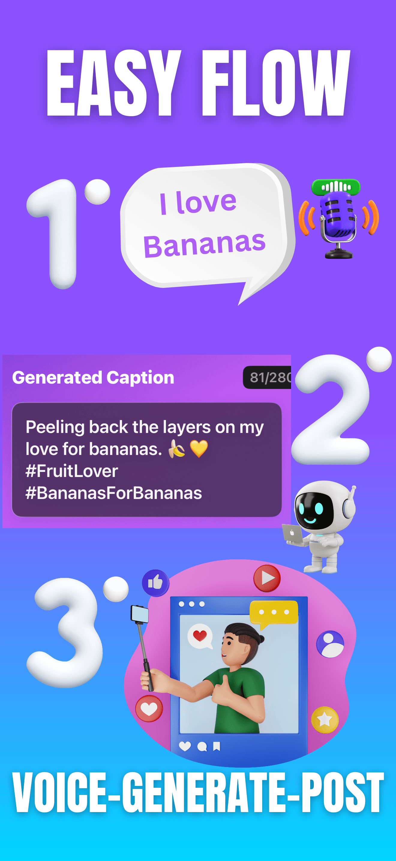 Voice to Caption: AI Writer screenshot 5
