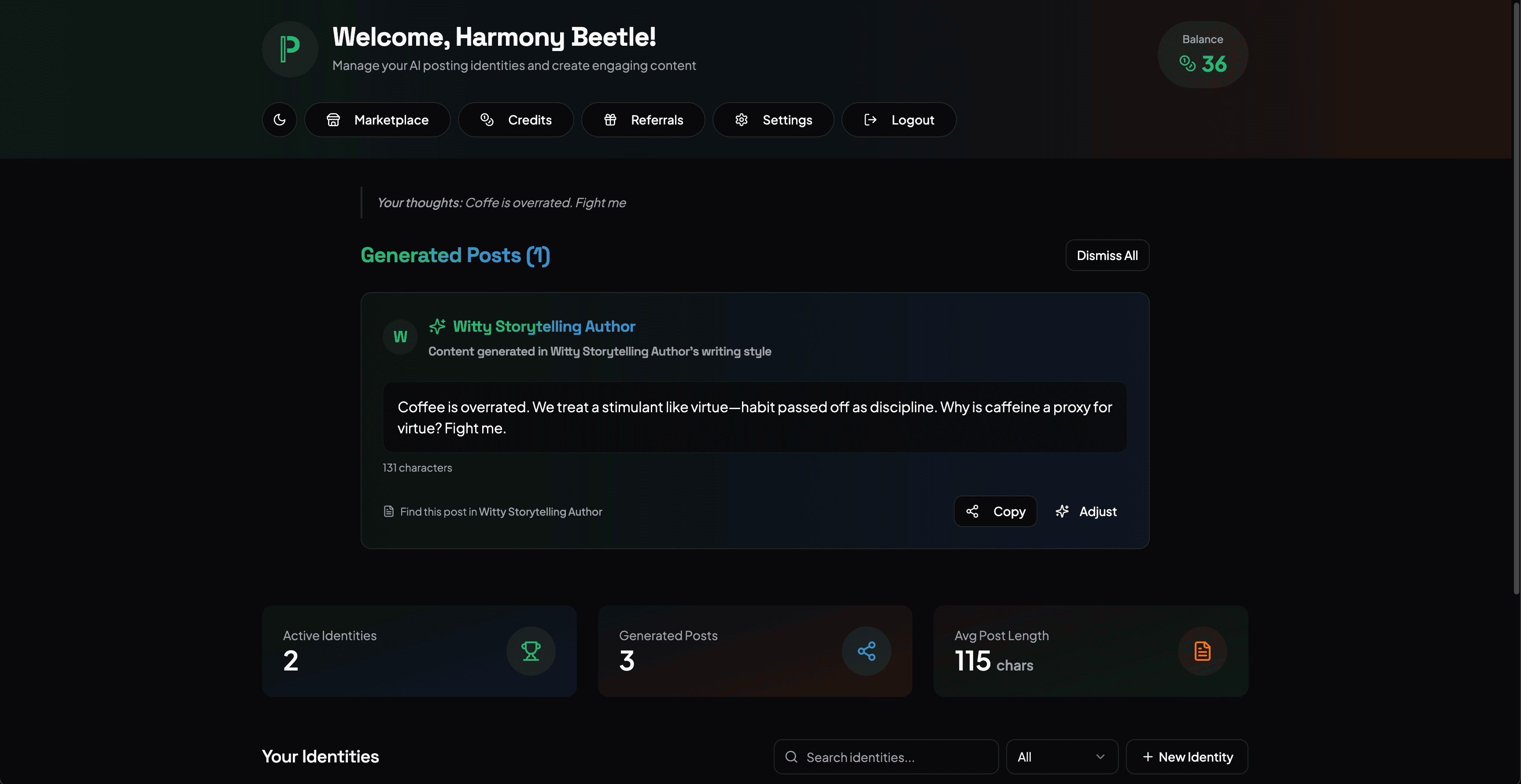 PostIdentity screenshot 4