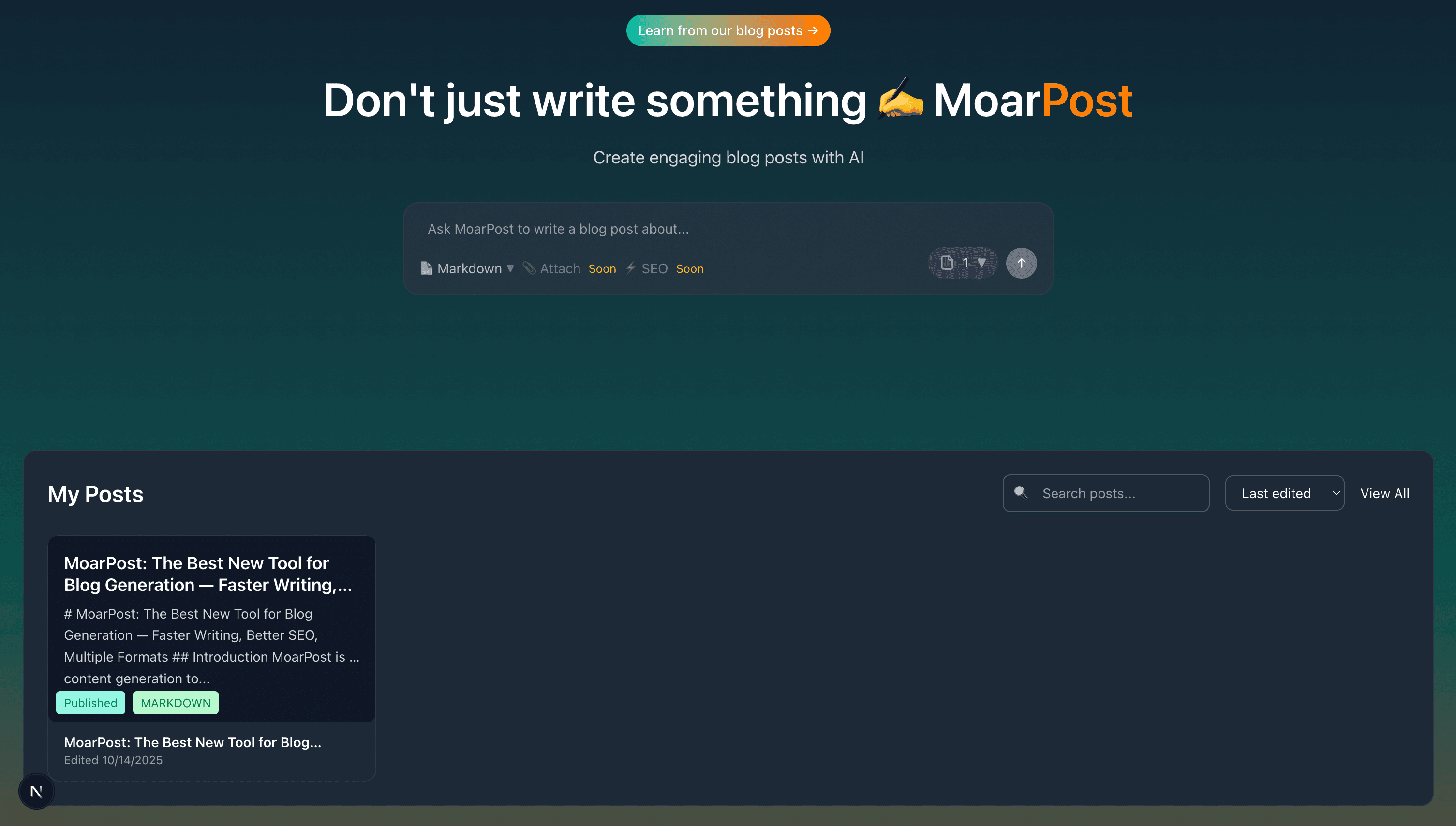 MoarPost screenshot 3