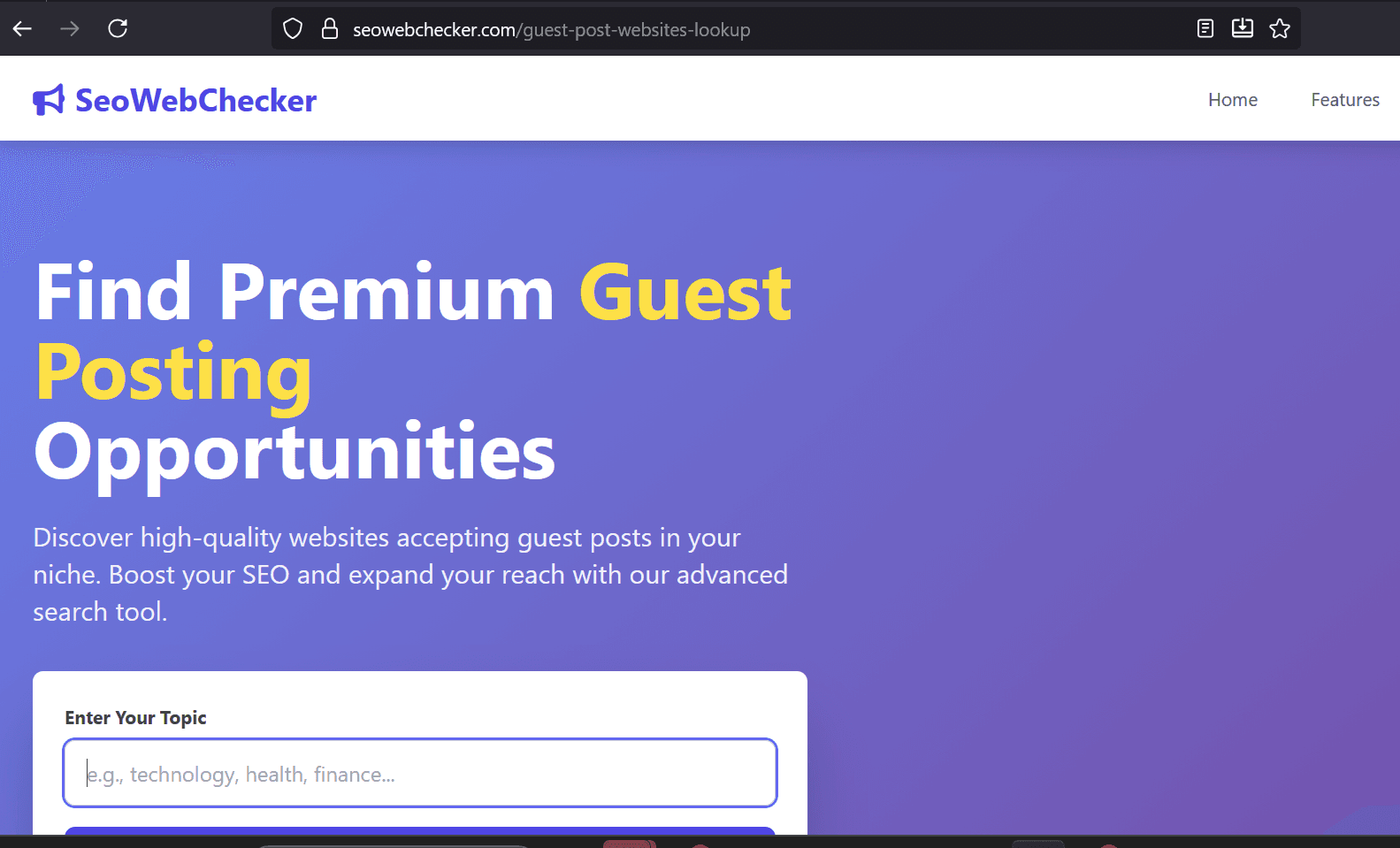 Seo Web Checker screenshot 1